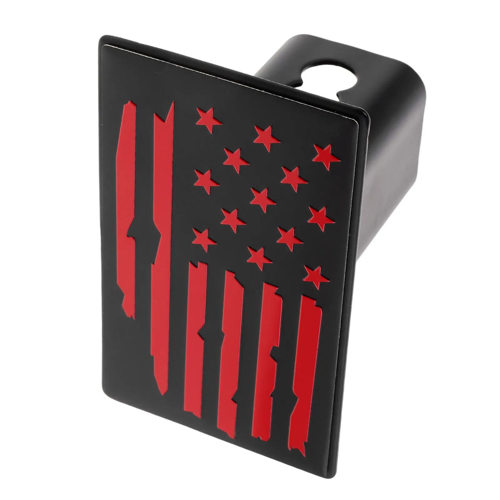 

Trailer Hitch Cover Heavy Duty Plug For Towing Receiver Truck Accessories American Flag Metal Hitch Cover
