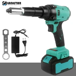 Brushless Rebite Elétrica Gun, ferramenta de rebitagem sem fio, broca automática Insert, Makita Bateria, Dayi Bateria