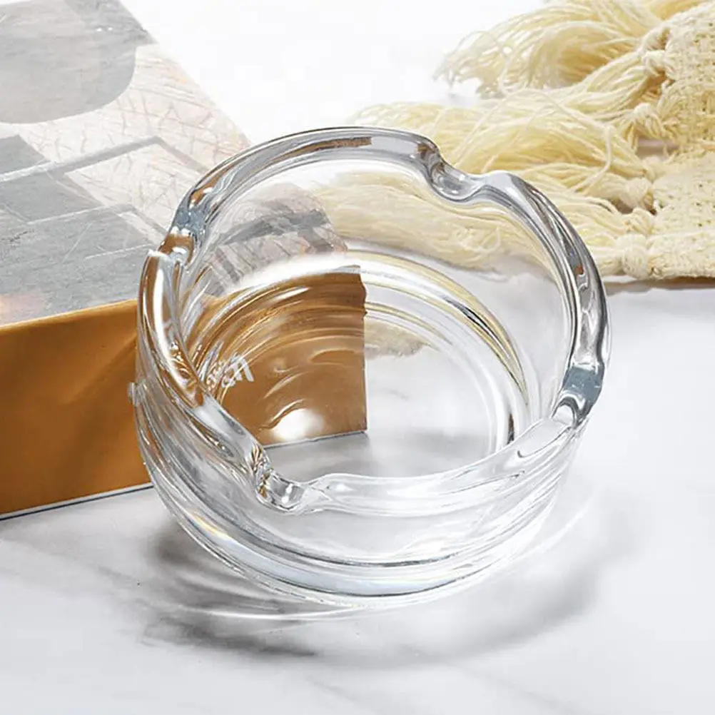 

Стеклянная чаша-поднос для курения, декор для дома, емкость для сигарет, принадлежности, напольный контейнер, кофейный столик