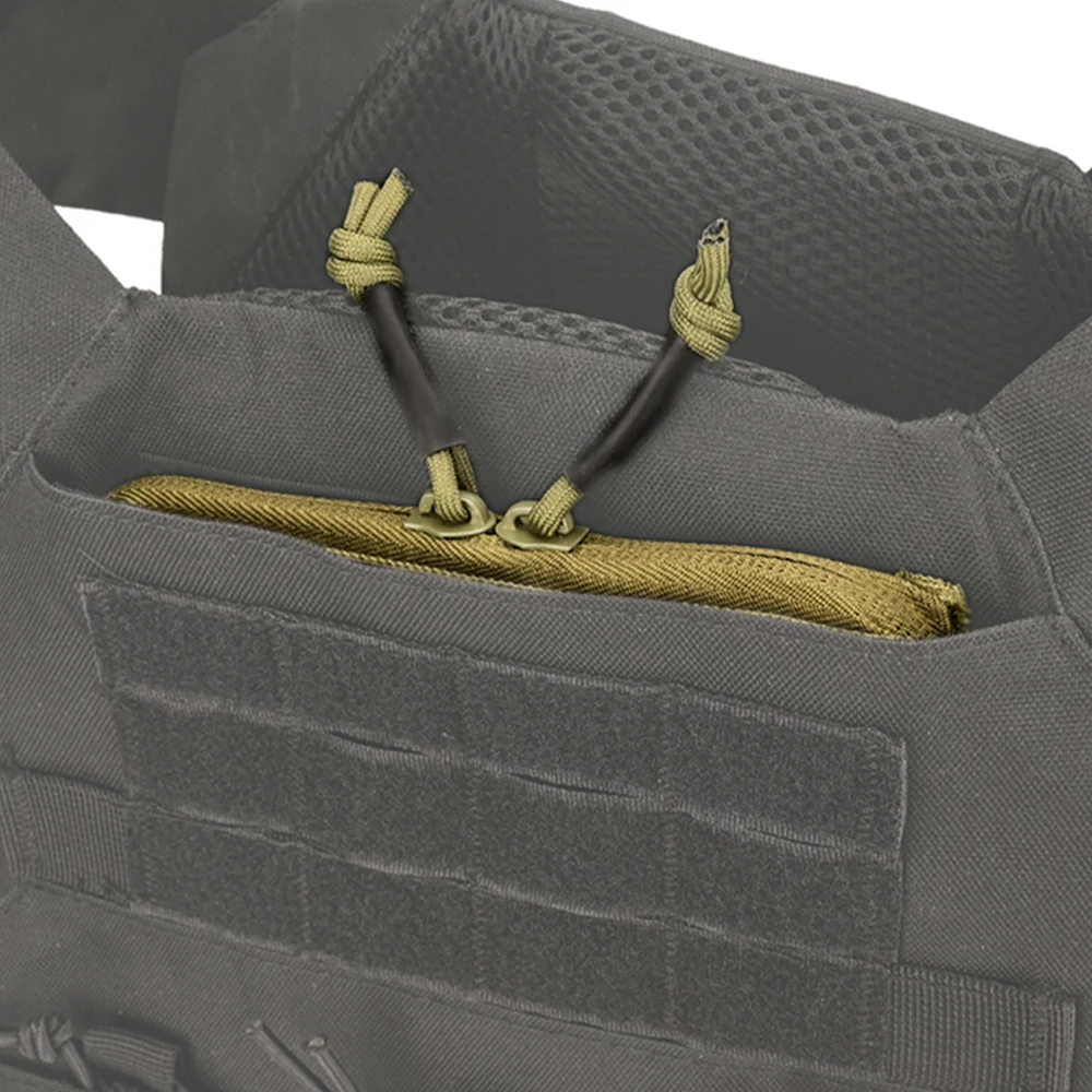 Taktische Weste Brust Ausrüstung Zip Flap Pocket Zip Einsatz Für JPC2.0 CPC AVS Airsoft Weste Jagd Zubehör