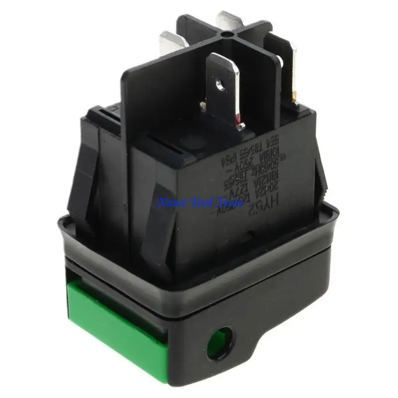 31GJ Waterproof Dustproof HY52 Button Water & Dust Resistant Switches Heavy Duty Switches Durable for 125/250V Electric Tools