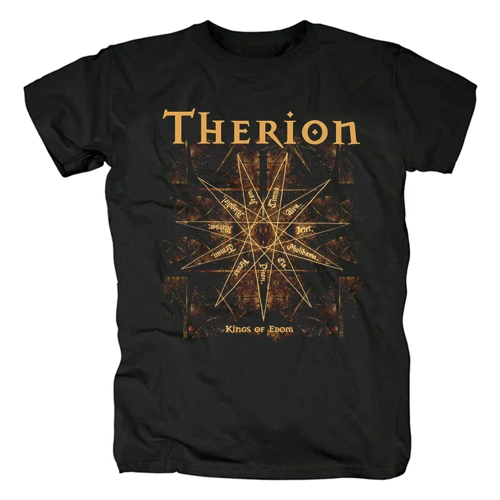 Symphonic Metal Therion Gothic Kabbalah Swedish Death Metal T Shirt Men Casual Short Sleeve Cotton Tees Tops Camisetas Mujer