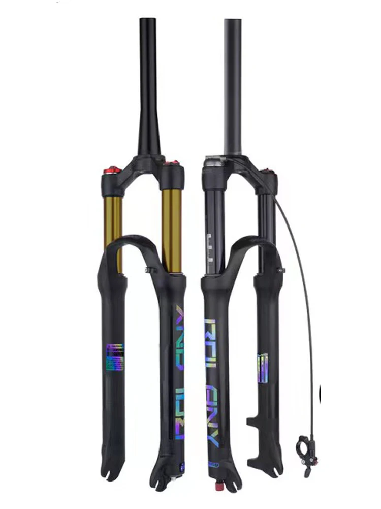 AliExpress BOLANY Bolany Bicycle Air Fork Rebound Adjustment 26/27.5/29 Inch 120mm Travel 32MM Stanchion Quick Release Fork Bicycle Accessories
