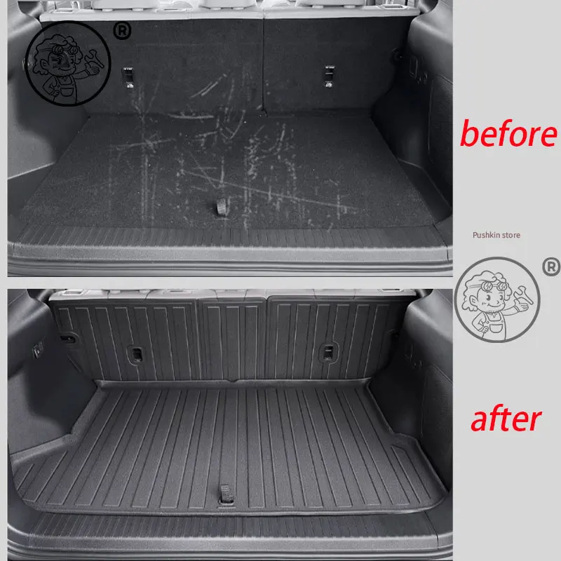 Picture 3: For BYD Leopard 7 Titanium 7 2025 2026 Car Trunk Mats TPE Rear Boot Cargo Waterproof Trunk Carpet Storage Pad Protector Mats