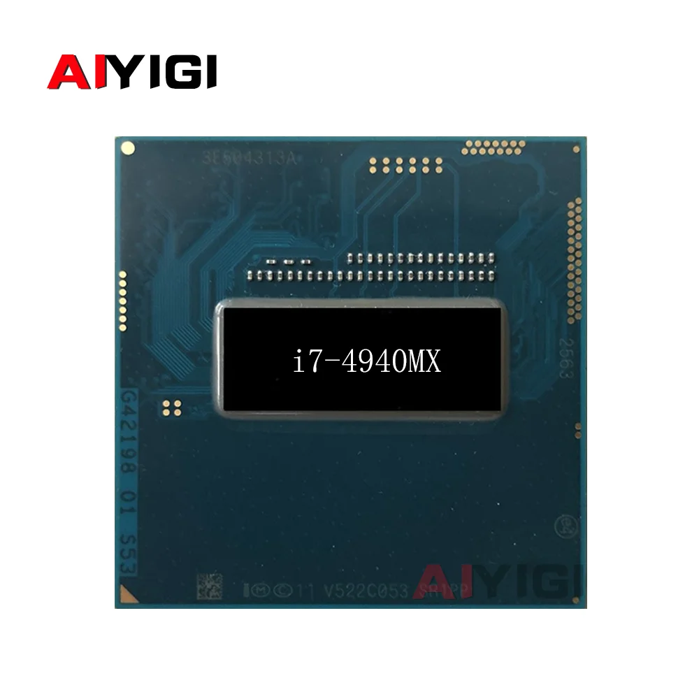 Core I7-4940MX SR1PP 3.1GHz Quad-Core Eight-Thread I7 4940MX Notebook CPU Laptop Processor 8M 57W Socket G3 / RPGA946B