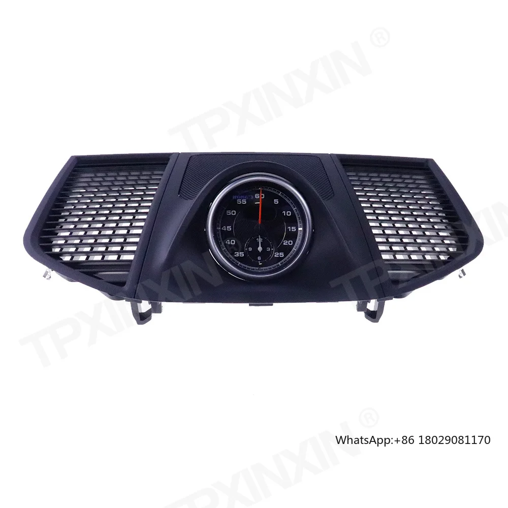Car Stopwatch Meter Clock for Porsche Macan 2014-2020 Interior Dashboard Compass Time Electronic Accessional