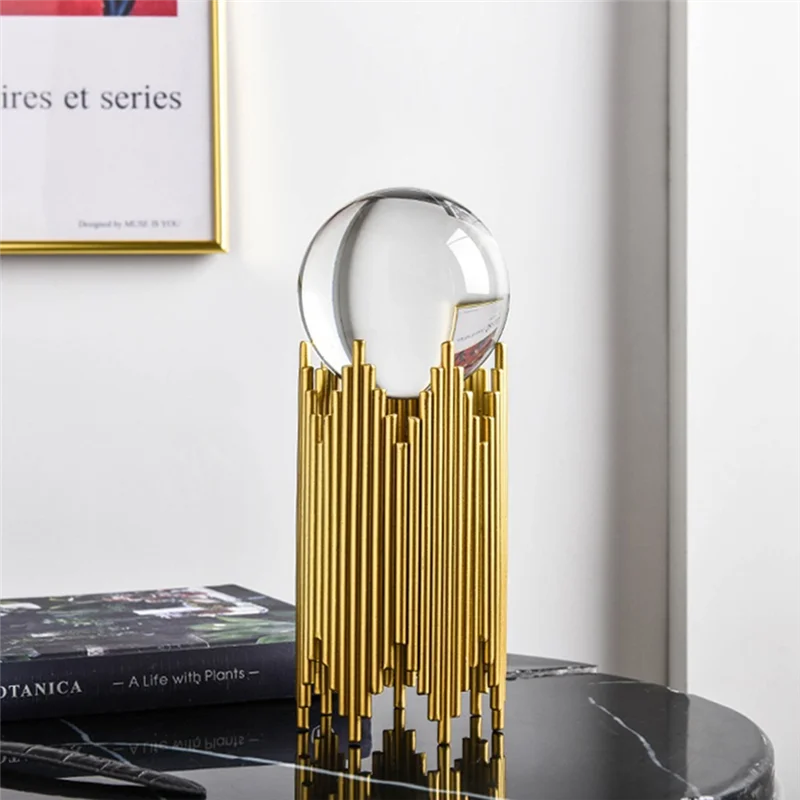 

ABMI-Light Luxury Modern Crafts Stylish Ornaments Iron Decorations For Living Room TV Cabinets