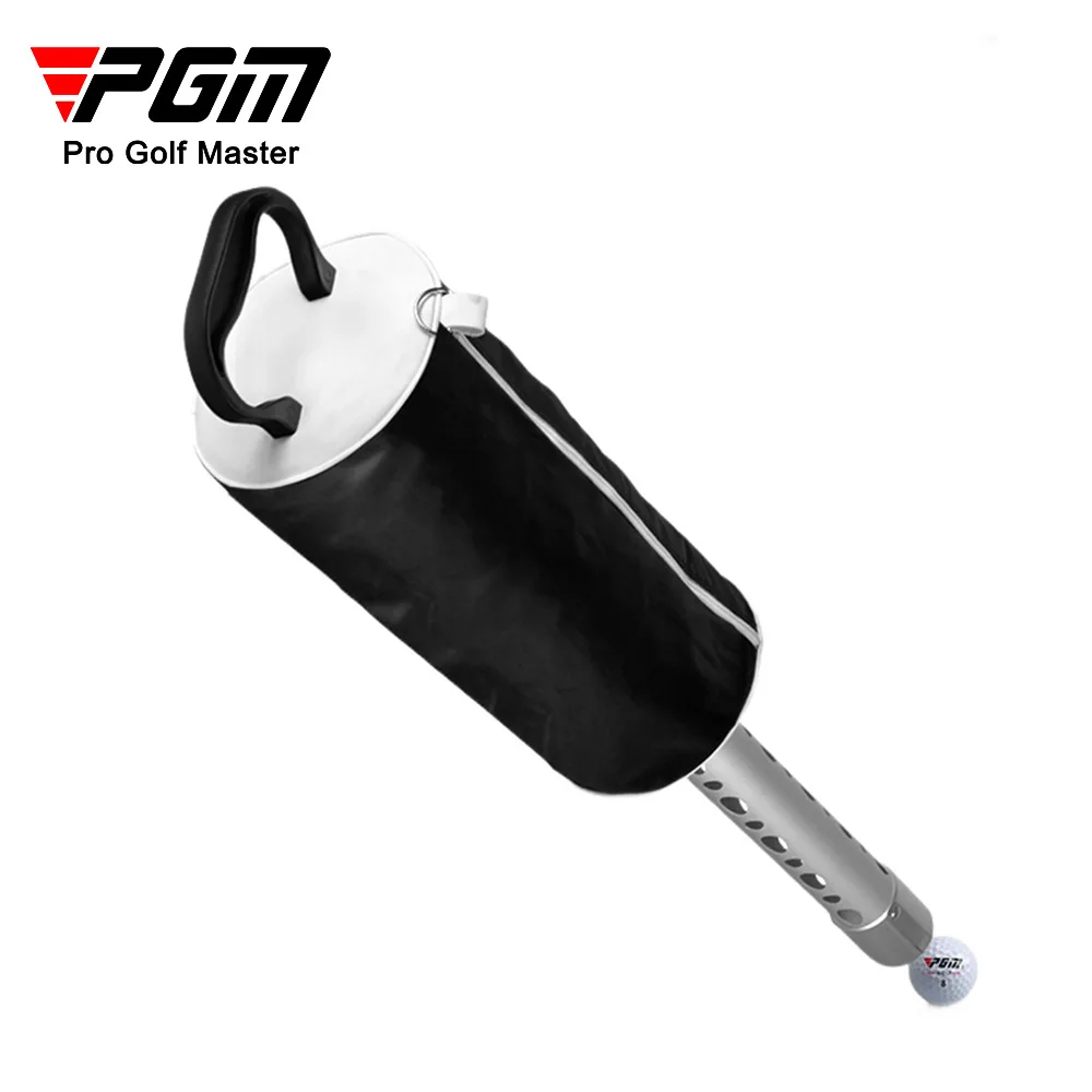 PGM Golf Aluminum Alloy Ball Picker ball bag Ballpickup Is Convenient and Fast Do Not Bend Over Holds 70 Golf Balls JQQ001