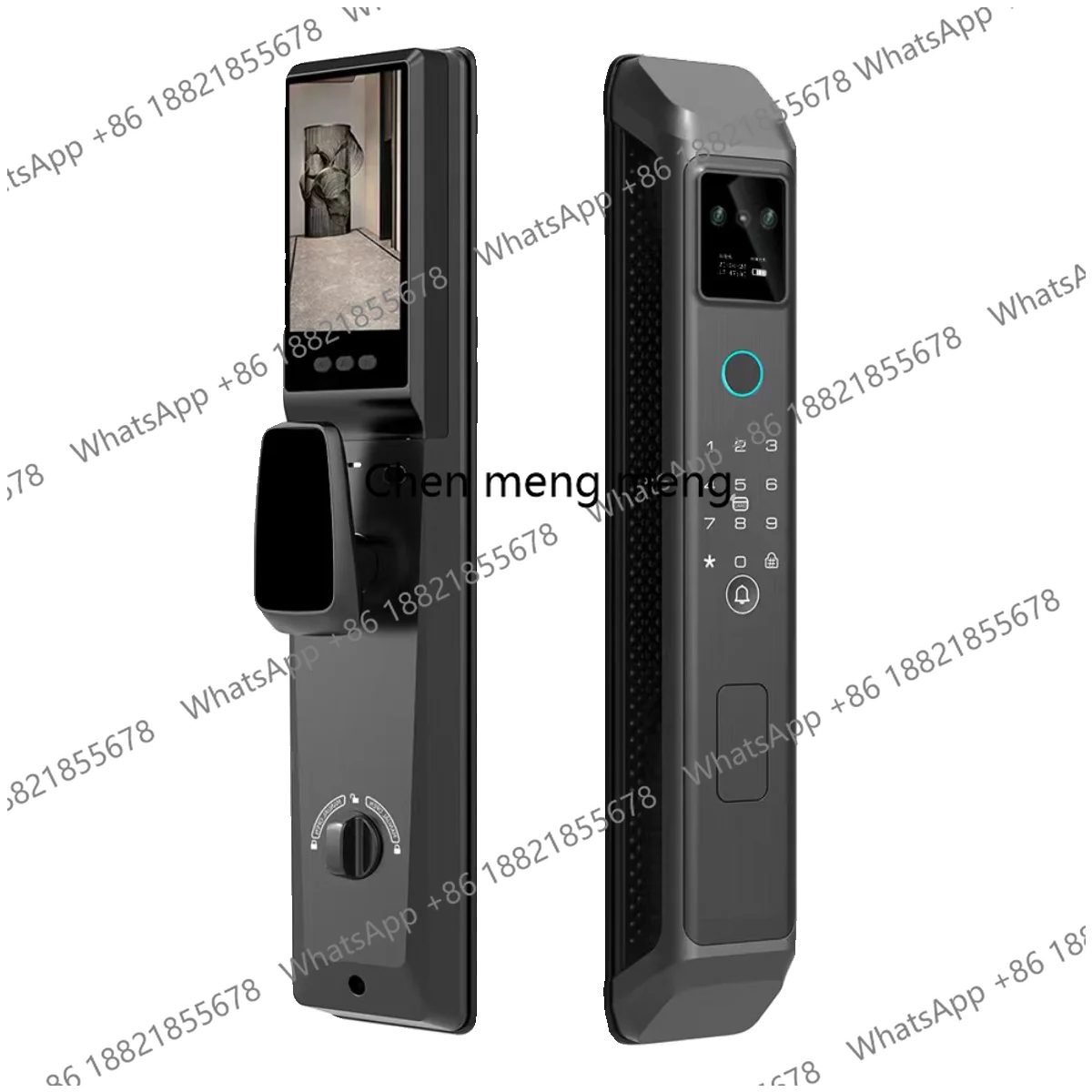 Automatic fingerprint lock Household facial recognition password lock Automatic capture smart door lock