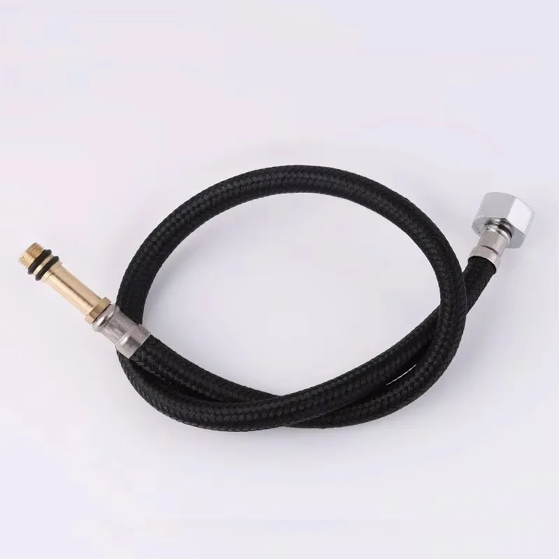 MTTUZK Black Flexible Connection Hose G1/2'' Standard Interface Hot Cold Tap Water Supply Hose Faucet Water Weaved Plumbing Hose