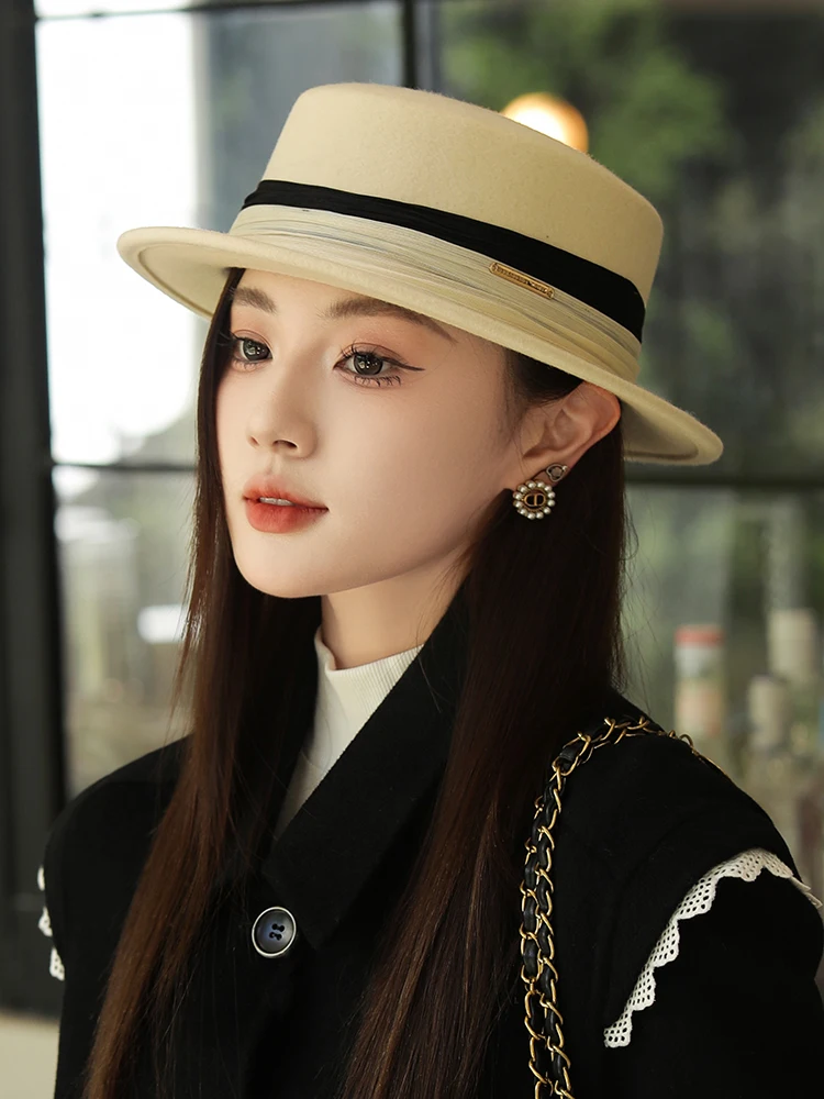 lanshendream-women's-wool-fisherman-hat-large-circumference-fashionable-trendy-winter-autumn-warm-elegant-style-round-top