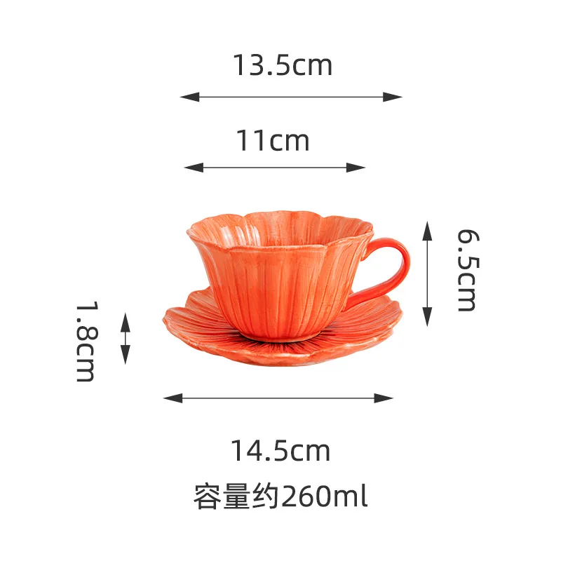 Zml floral coffee cup and saucer set - perfect for couples, souvenirs, ceramics, parties, and tea