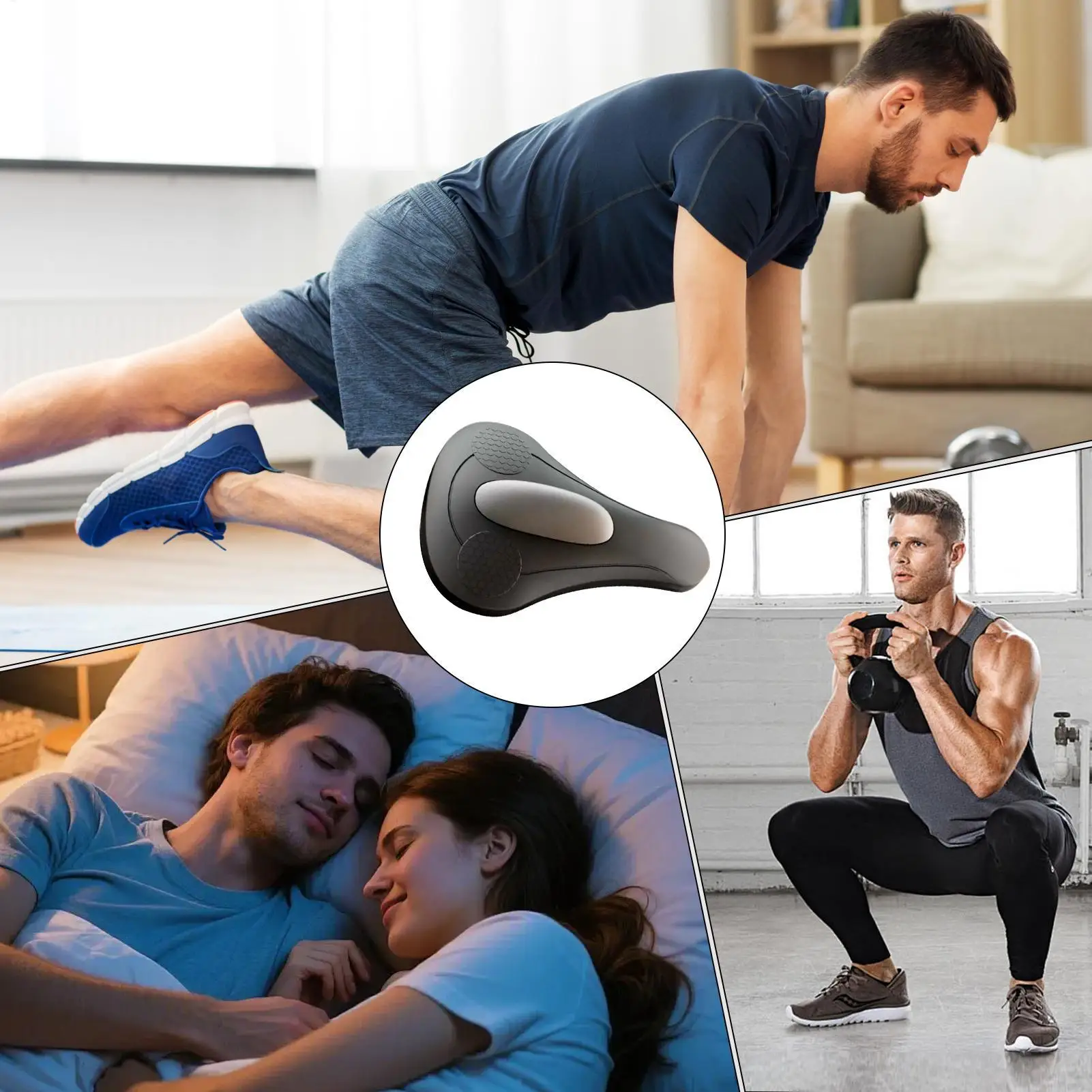 Electric Pelvic Floor Strengthening Muscle Exerciser Ergonomic Kegel Fitness Training Device Rechargeable for Physical Therapy