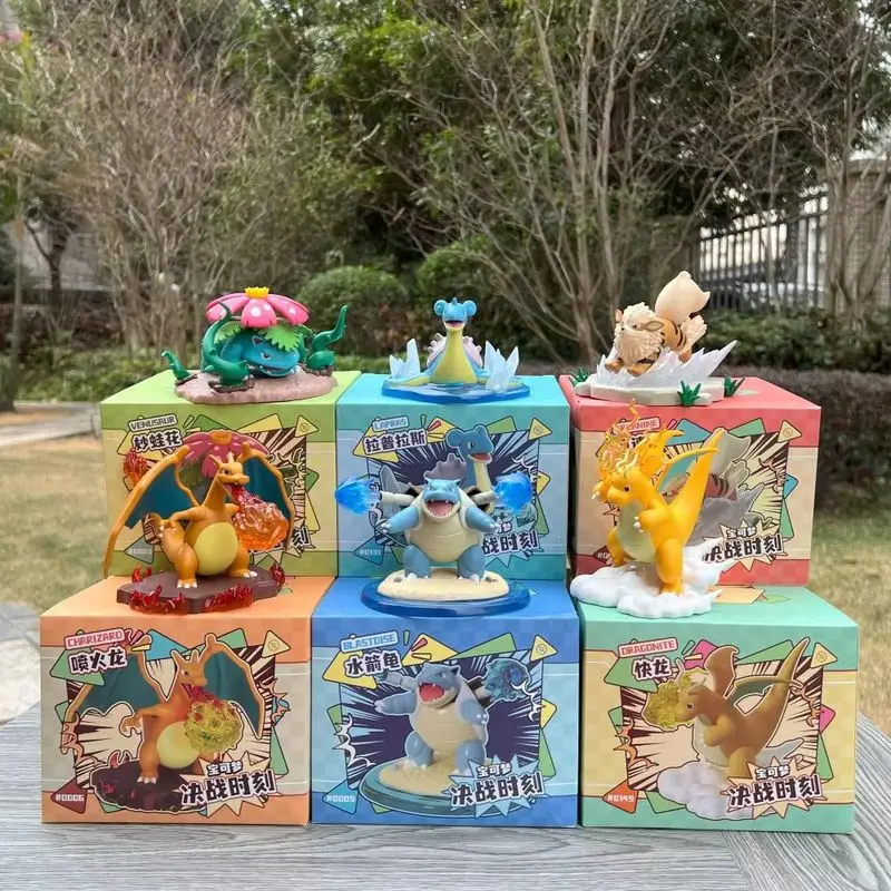 original-pokemon-venusaur-dragonite-lapras-blastoise-charizard-arcanine-anime-figures-pvc-toys-kawaii