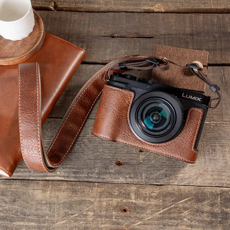 НОВАЯ сумка для фотоаппарата, подходящая для Panasonic Lumix L10, защитный чехол с плечевым ремнем, аксессуары для беззеркальных камер