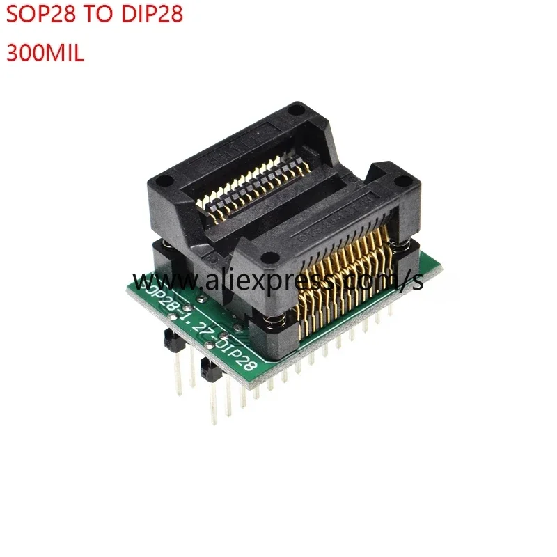 SOP8/SOP14/SOP16/SOP20/SOP28/TSSOP8/TSSOP16/TSSOP20/TSSOP28 TO DIP programmer adapter socket 150MIL 208MIL 300MIL 173MIL DIP8 28