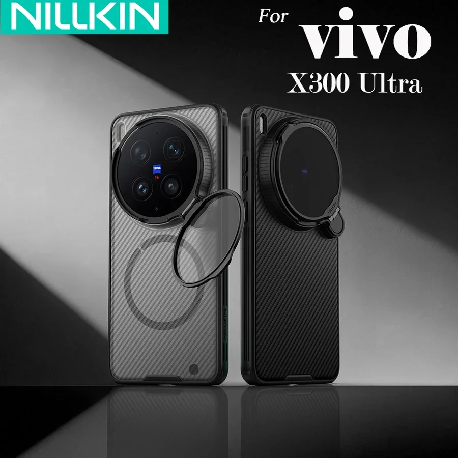 

Nillkin For vivo X300 Ultra Magnetic CamShield Prop Phone Case Camera Foldable Stand Back Cover