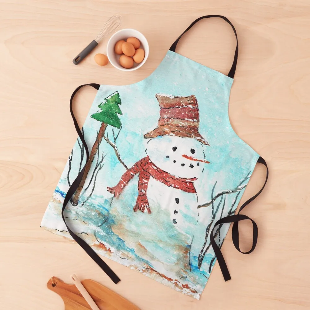 

Winter Snowman Apron useful things for home