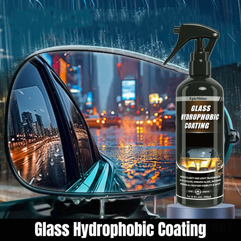 

Car Glass Waterproof Coating Agent Glass Hydrophobic Coating Windshield Spray Water Repellent Anti Rainproof Agent Rain Remover