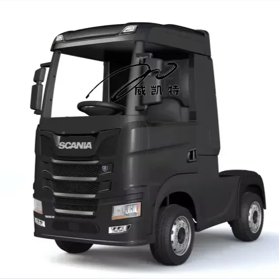 WDHL-698 new license plate Scania truck children's electric vehicle price high quality new model riding toy