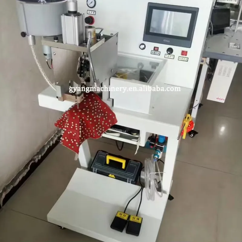 Hot Selling Diamond Attaching Machine Mini Beading Attaching Machine Pearl Setting Nail Beads Fixing Machine 1 Operation Price