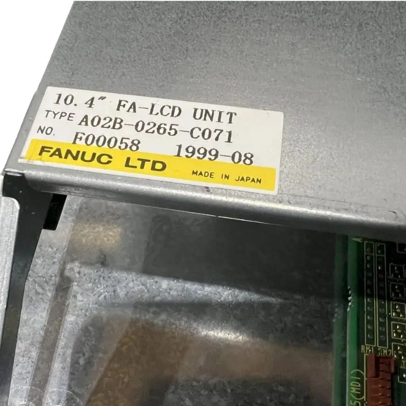Fanuc A02B-0265-C071 LCD Unit Tested ok Expedited Delivery