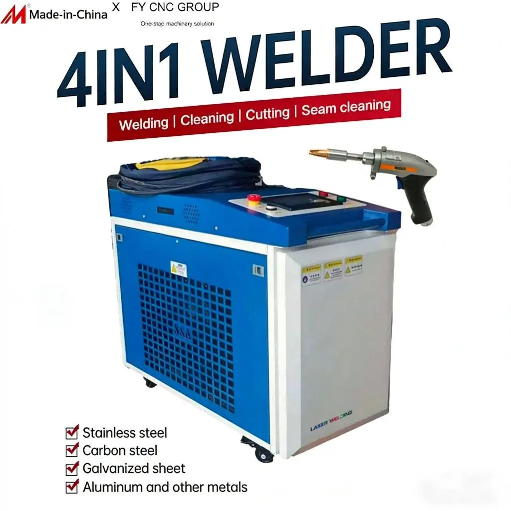 

Многофункциональный ручной лазерный аппарат Fyxfer 3-в-1 для удаления ржавчины, очистки и резки металла