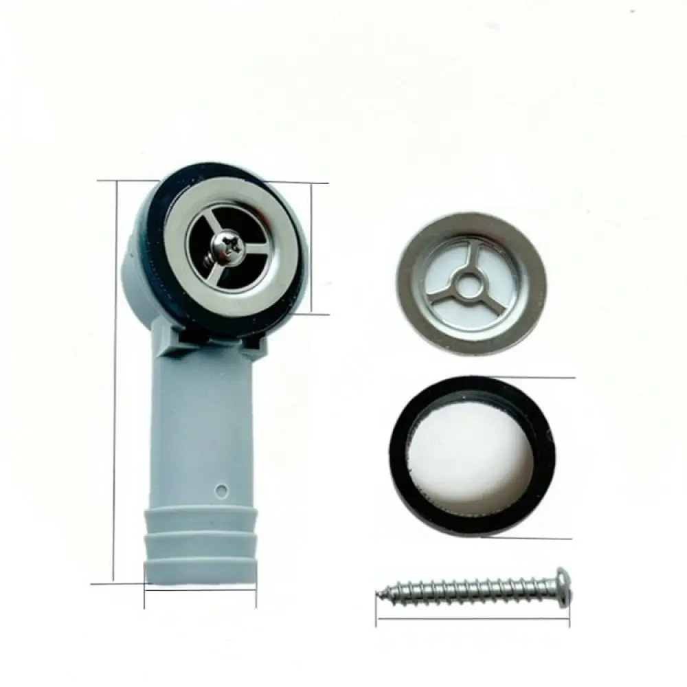 Kitchen Sink Overflow Connector Round Fitting Stainless Steel For Quartz Basin Laundry Tub Wash Basin Plumbing Accessory Part