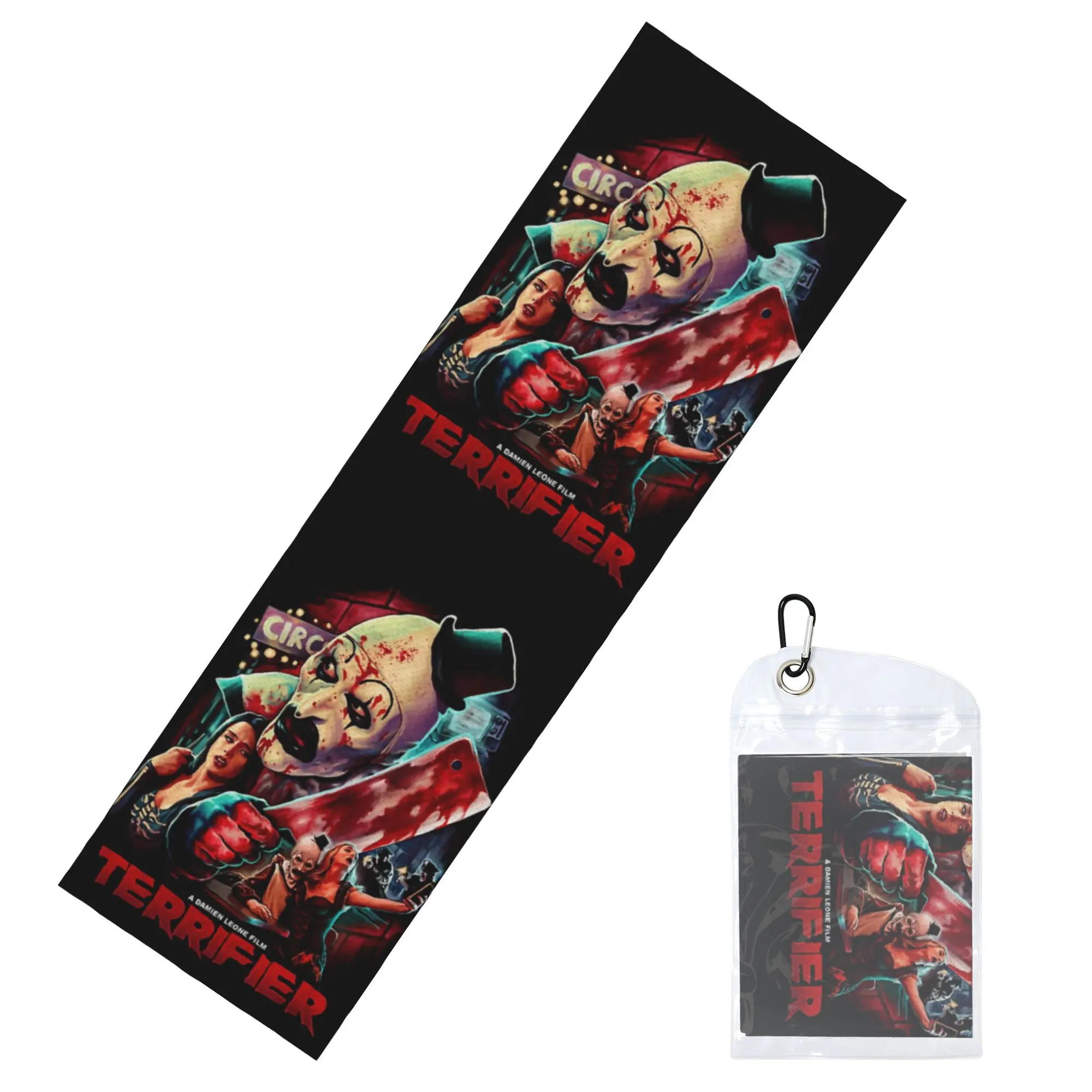 Terrifiers Cold Exercise Towel Quick Dry Face Towel Halloween Horror Movie  Bath Towels