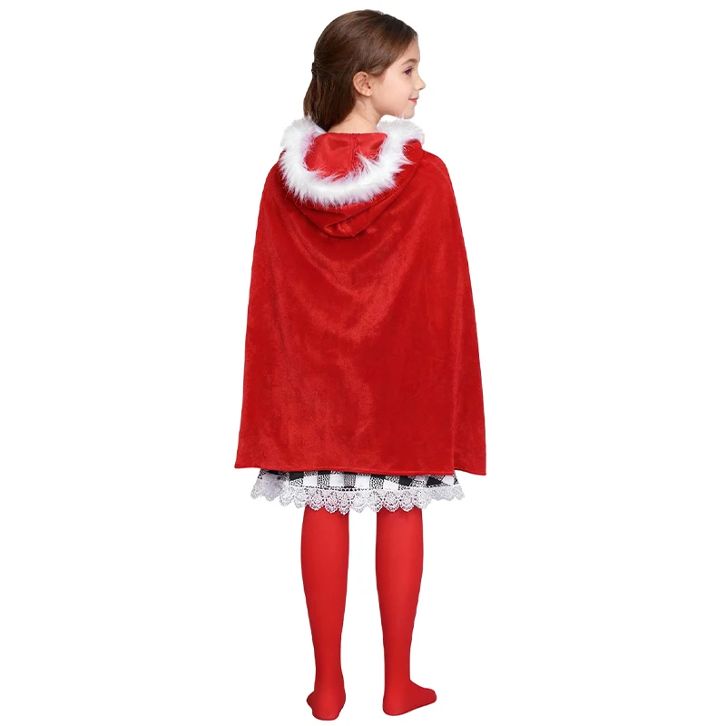 2026 أنيمي السنة الجديدة حفلة الزي سانتا كلوز عيد الميلاد فستان بتصميم حالم حتى سيندي لو الفتيات عيد الميلاد زي #3