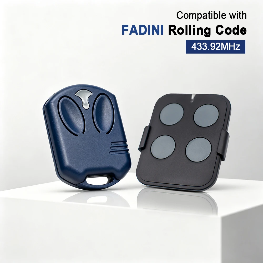 Garage Remote Compatible with FADINI Astro 433 2TR / JUBI 433-2 433-4 DIVO 71/4 Gate Door Control Opener Rolling Code Key Fob