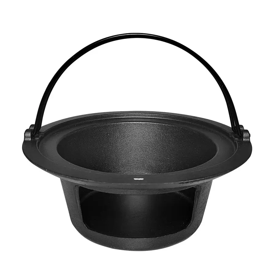 

Cast Iron Ash Can with Handle, Charcoal Ash Basket Big Green Egg Accessories Must Haves Kamado Ash Pot Fits Large Big Green Egg