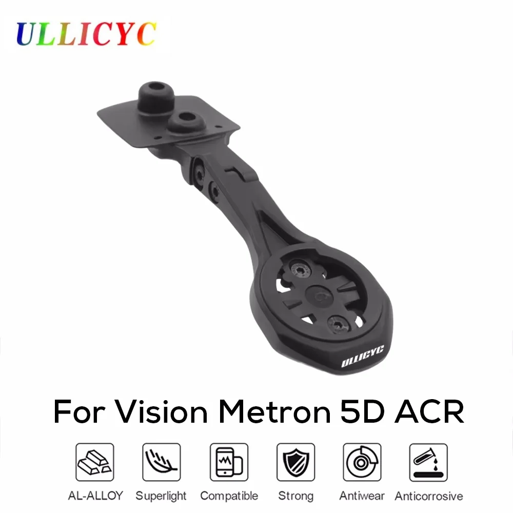 For Vision Metron 5D ACR Integrated Handlebar Computer Mount Compatible with GPS/Garmin/Bryton/Wahoo /Gopro Aluminum Alloy