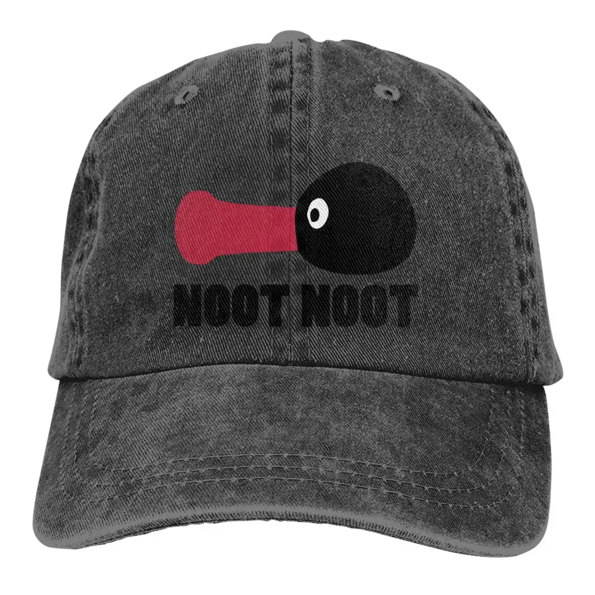 NOOT NOOT Pingu Unisex Baseball Caps Penguin Meme Funny Cartoon Distressed Washed Caps Hat Fashion Adjustable Snapback Hat