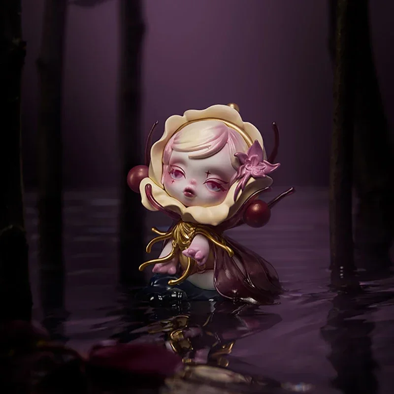 POP MART SKULLPANDA Petals In Four Acts Series Mystery Box Genuine Blind Box Guess Toys Bag Ornament Figurine Home Decor Desktop