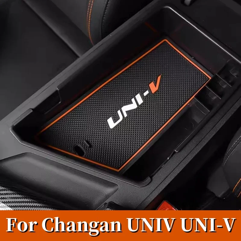 For Changan UNIV UNI-V 2022 2023 2024 Car Styling Center Console Organizer Storage Interior Armrest Storage Box Auto Accessories