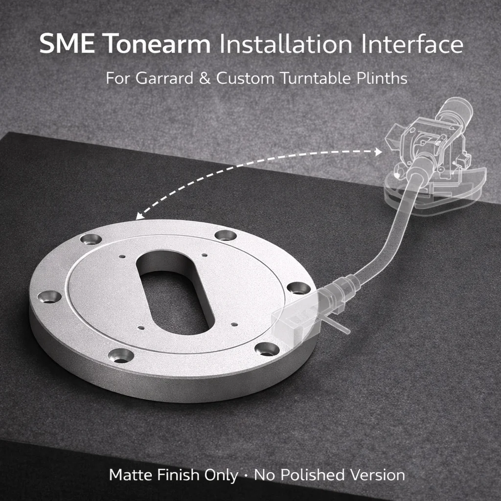 15mm Solid Aluminum Mounting Board For SME, 71.5×29.8mm Slot For SME 3009/3010/3012