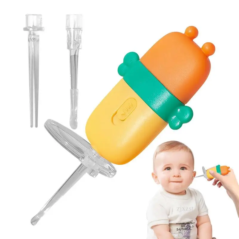 Earwax Removal Tools Portable Cute Ear Digging Spoons Effective Earwax Removal Kit With Magnifying Glass For Baby Children Boys