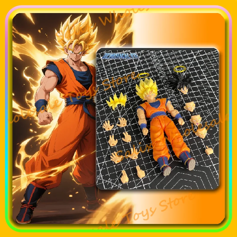 Nieuwe Demoniacal Fit Son Goku Dragon Ball Z Super Saiyan Martialist Forever Son Goku Anime Actiefiguren Model Geschenken Speelgoed