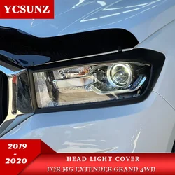 Head Light Cover For Chevrolet s10 Max 2023 Car Exterior Parts Front lamp Hood For MG Extender Grand 4WD 2019 2020 Double cab