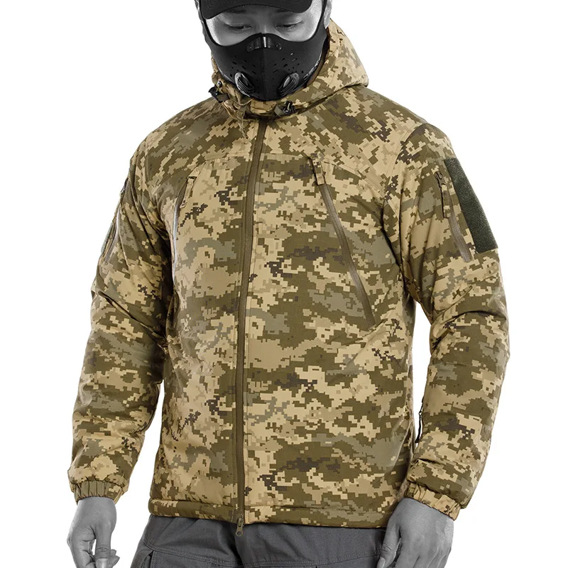 MM14 Ukraine L7 Cotton-padded Tactical Coat Autumn And Winter Warm Work Clothes Can Accommodate Hats