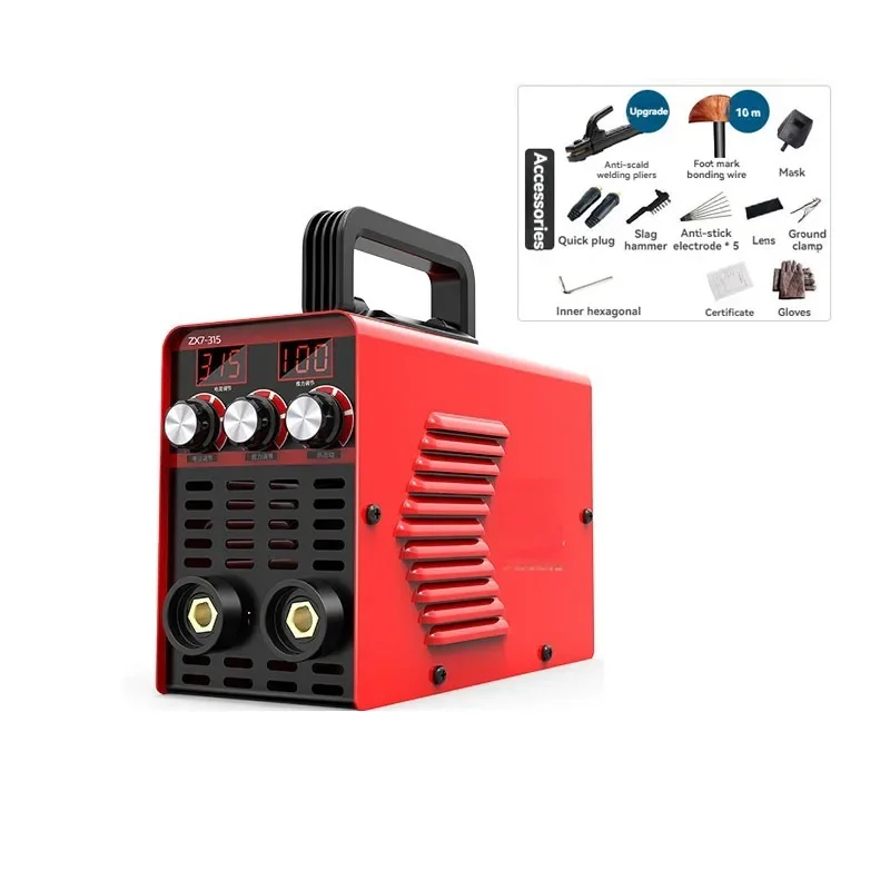 

ZX7-315 Portable ARC Welding Machine Small Electric Welder 20-250A IGBT Inverter Welding Machine Dual Display Screen