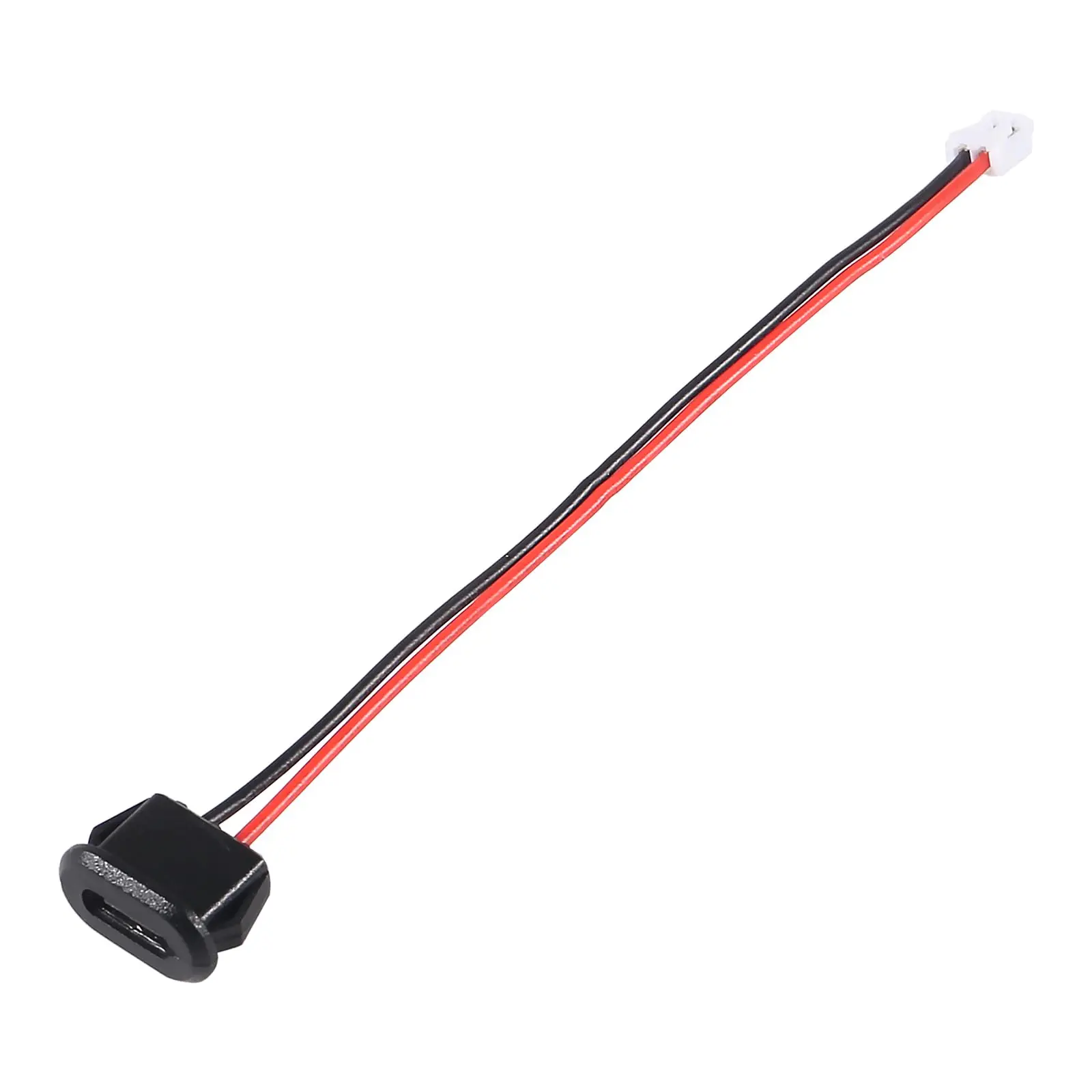 10PCS Type-C Female Chassis Waterproof 2P Solder Wire Type USB C Pigtail Cable Extension Power Cable USB-C Plug