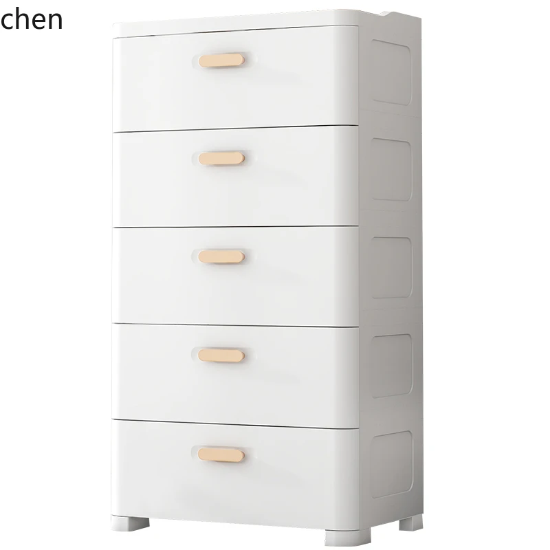 YFY Plastic Locker Living Room Multi-Layer Chest of Drawers Bedroom Floor Bedside Storage