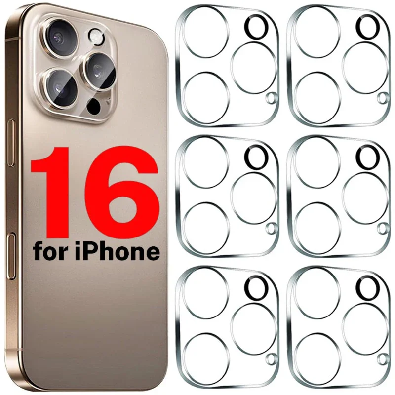 

1-5PCS Camera Lens Protection Glass For iPhone 16 Plus 15 14 13 11 Pro Max Screen Protector For 13 mini Camera Lens Glass Film