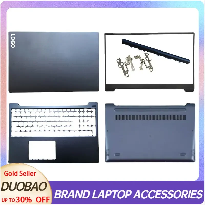 

NEW Blue For Lenovo Ideapad 330S-15IKB 330S-15AST 330S-15ARR LCD Back Cover Front Bezel Palmrest Upper Bottom Case Cover Hinges