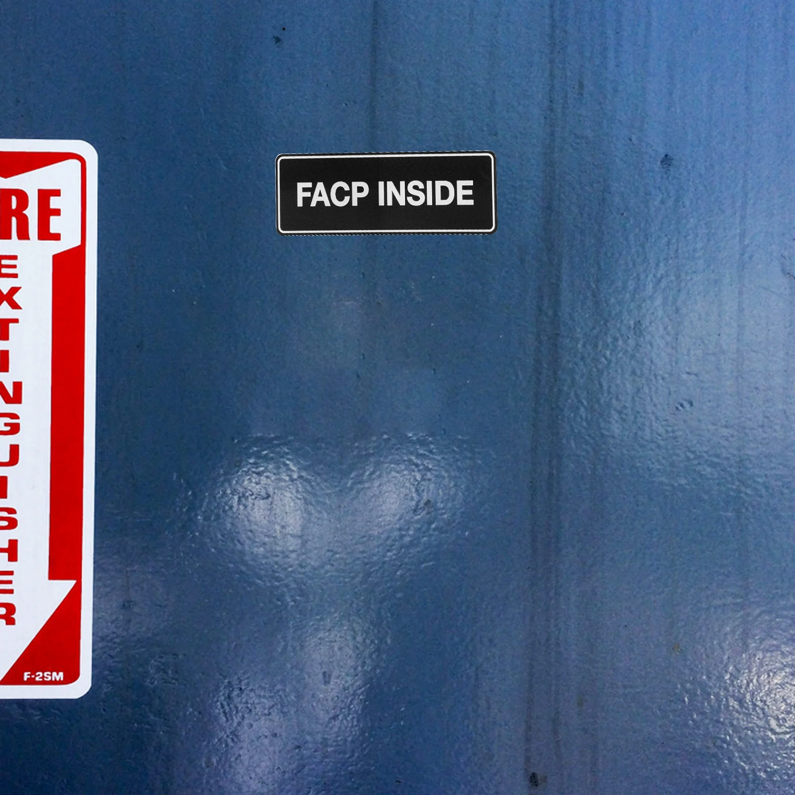 Emergency Fire Alarming Sign Safety Caution Durable Easy Install Universal Recognition Bold Lettering Clear Communication Quick