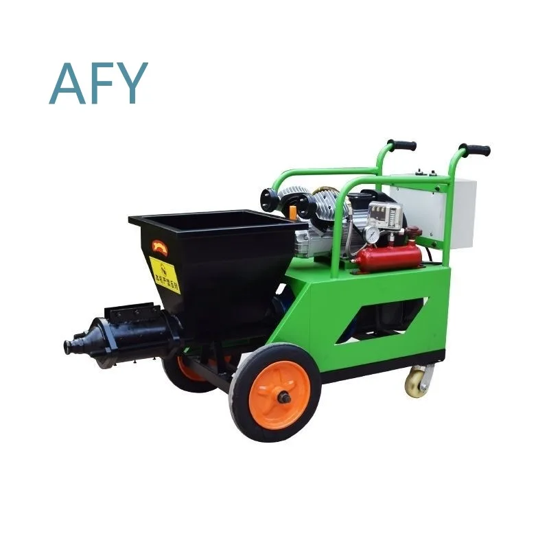 Small Electric Spray Pump Mortar Sprayer 220V for Construction Site Equipment for Plastering Painting Stucco Rendering Wall