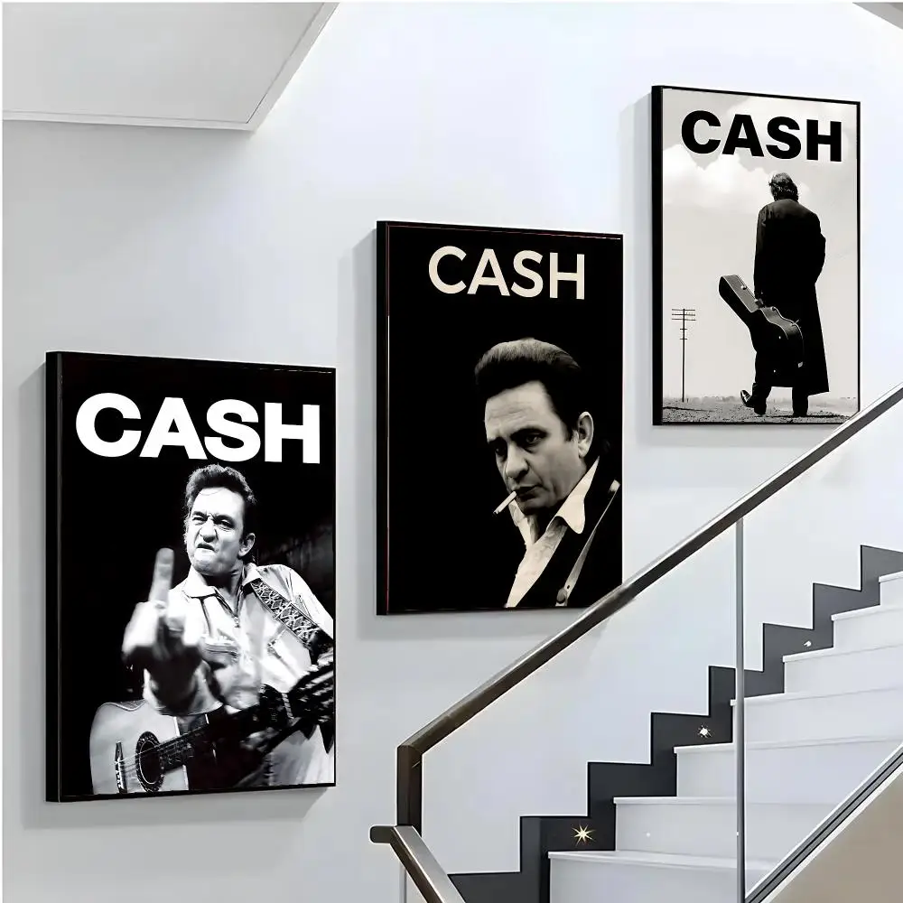 J-Johnny C-Cash Poster HD Print Wall Art for Bedroom Living Room Office Bar Home Decor Aesthetic Print