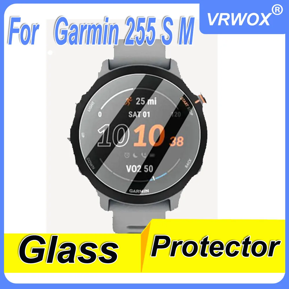 1PCS Tempered Glass For Garmin Forerunner 955 255 255S 255M SmartWatch Ultra Clear Screen Protector Slim Film Tempered Glass